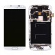 Screen Samsung S4 i9505 Galaxy Blanc - LCD + Touch glass mounted on chassis