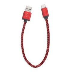 Steady Nylon Cable 0.3 metre Type-C USB charging and fast transfer 2A