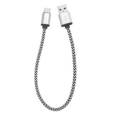 Steady Nylon Cable 0.3 metre Type-C USB charging and fast transfer 2A
