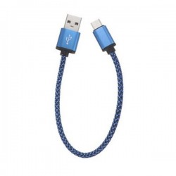Steady Nylon Cable 0.3 metre Type-C USB charging and fast transfer 2A