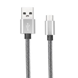 Braided Nylon Cable Type-C USB Transfer and Fast Charge 2.1A