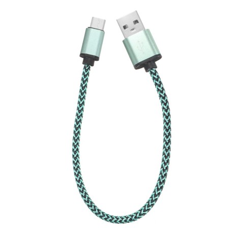Braided Nylon Cable 0.3 meter Type-C USB charging and fast transfer 2A