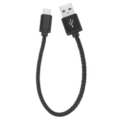 Steady Nylon Cable 0.3 metre Type-C USB charging and fast transfer 2A