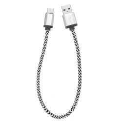 Steady Nylon Cable 0.3 metre Type-C USB charging and fast transfer 2A