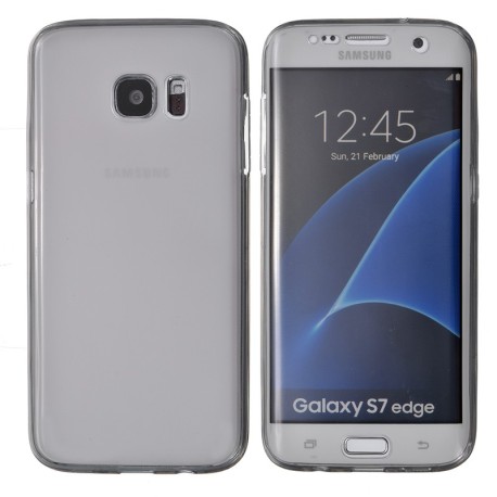 Front and rear TPU transparent protection pour Samsung Galaxy S7 Edge
