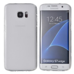 Front and rear TPU transparent protection pour Samsung Galaxy S7 Edge
