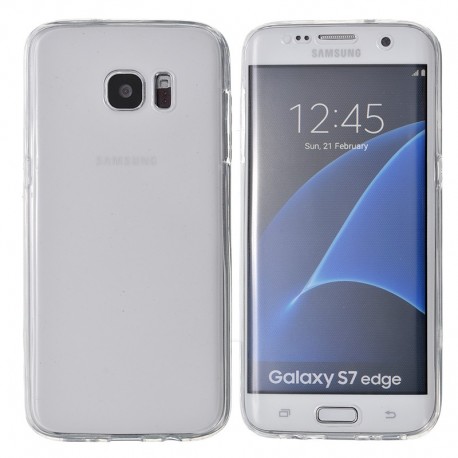Protection Avant et Arrière TPU transparent pour Samsung Galaxy S7 Edge