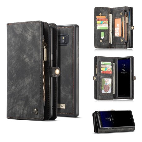 Deluxe Wallet Cover Magnet Leather pour Samsung Galaxy Note 8