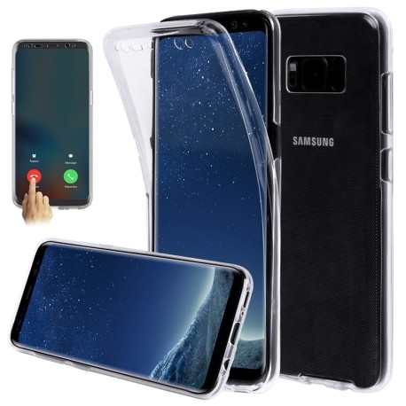 Full transparent silicone case pour Samsung Galaxy Note 8