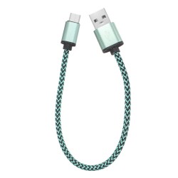 Steady Nylon Cable 0.3 metre Type-C USB charging and fast transfer 2A