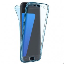Housse silicone int&eacute;gral transparente pour Samsung Galaxy A3/A5/A7 Version 2017