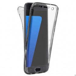 Housse silicone int&eacute;gral transparente pour Samsung Galaxy A3/A5/A7 Version 2017
