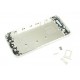 Back cover + frame iPhone 5S white silver + buttons