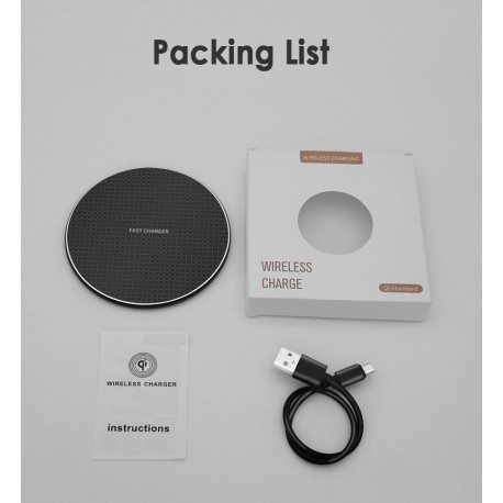 Wireless phone charger for iphone, Samsung, Xiaomi and Huawei
