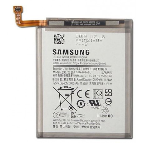 A202F Batterie Origine EB-BA202ABU pour Samsung Galaxy  A20e 
