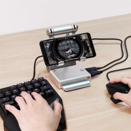 support de jeux smartphone mobiles, FPS Game avec clavier  et souris  filaire 