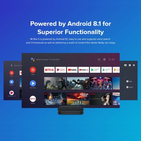 Xiaomi mi TV Box S 4K HDR Android 8.1 2G 8G WIFI BT Version mondiale Original