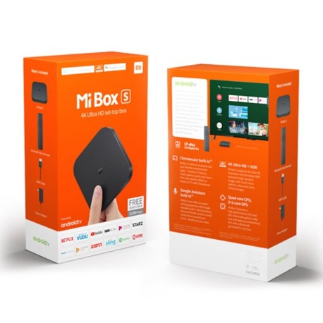 Xiaomi mi TV Box S 4K HDR Android 8.1 2G 8G WIFI BT Global Version Original