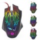Wired gaming mouse 6 buttons 2400 dpi led for gamers