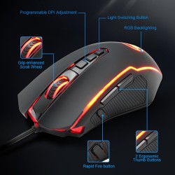 Redragon Ranger M910 RGB USB Wired Gaming Mouse