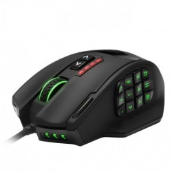 Cheap gaming mouse Rocketek 16400dpi 19 programmable buttons