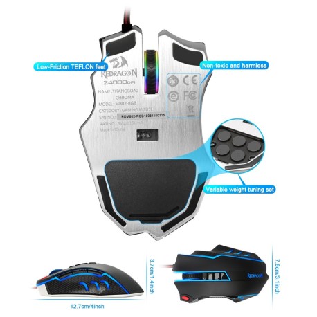 Redragon TITANOBOA2 Chroma gaming mouse