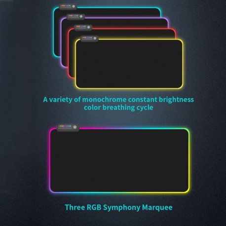 Extra Large RGB Gaming Mouse Pad 2020 Edition USB Backlit