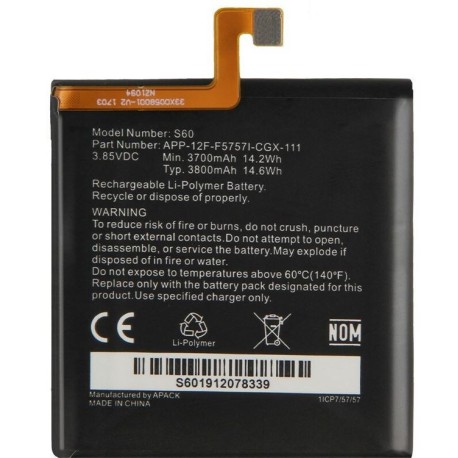CAT S60 battery