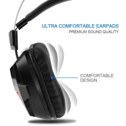  casque de jeu st&eacute;r&eacute;o Gamer Redragon H201 