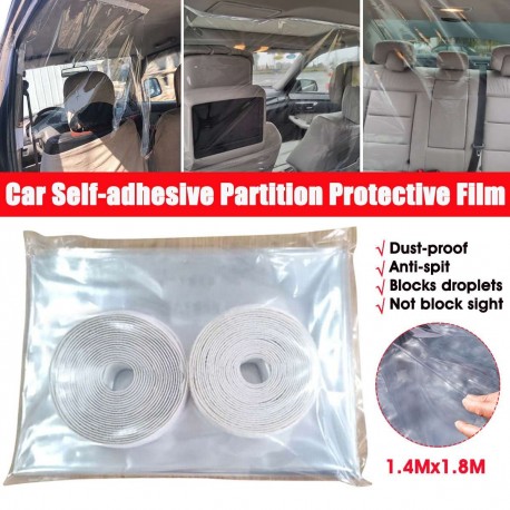 Insulating curtain for Taxi, UBER, anti-virus protection in the car
