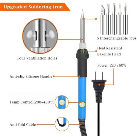 Complete soldering iron kit