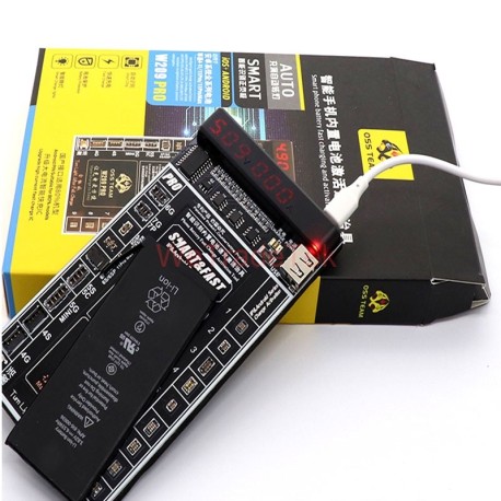 Battery activation card, tester and battery charger Smartphones