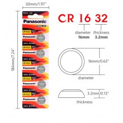 Pile bouton CR1632 pas cher
