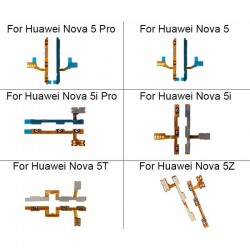 On Off Power & Volume Button Flex Cable For Huawei Nova 5 5i Pro Nova 5Z 5T Power Volume Switch Control Flex Ribbon Repair Parts