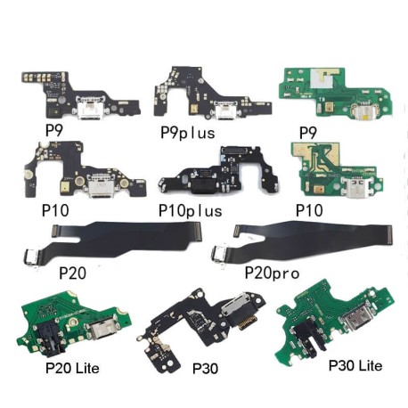 USB Charger Board For Huawei P8 P9 P10 P20 P30 Lite PLUS 2017 P20 PRO Mini Charging Port Dock Connector Flex Cable Replacement