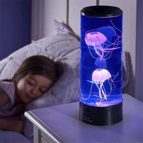 magic silicone meduse lamp of several multicolor leds