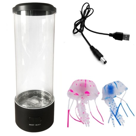 magic silicone meduse lamp of several multicolor leds