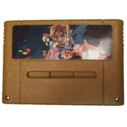 cartouche de jeux 118 en 1 pour SNES 16-Bit PAL