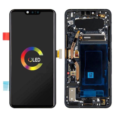 Original LG G8 ThinQ screen - P-OLED panel and touch screen assembly G820 repair
