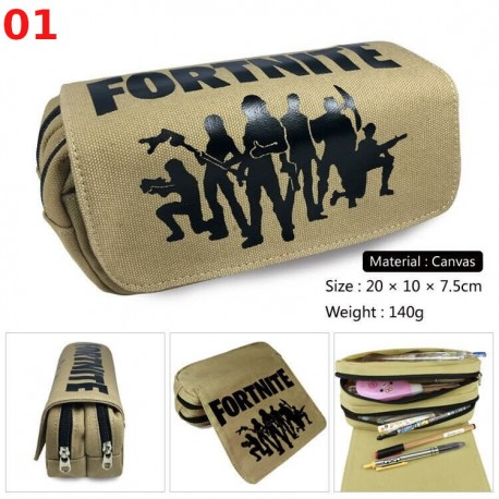 Fortnite Battle Royale Pencil Case, Large Capacity School Pencil Case, 21 models to choose from