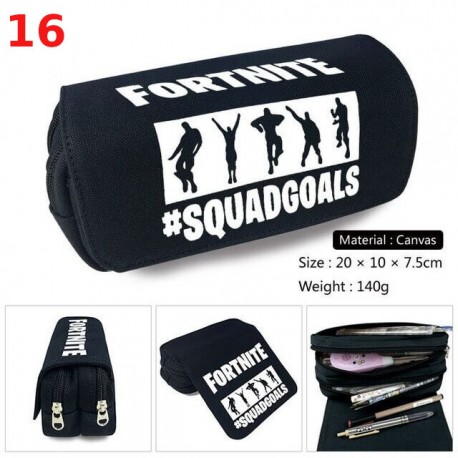 Fortnite Battle Royale Pencil Case, Large Capacity School Pencil Case, 21 models to choose from