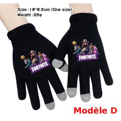 Pair of Fortnite Men's Women's Touch Gloves, Warm gloves for smartphone use
