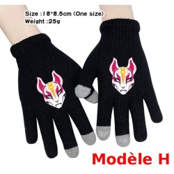 Pair of Fortnite Men's Women's Touch Gloves, Warm gloves for smartphone use
