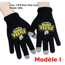 Pair of Fortnite Men's Women's Touch Gloves, Warm gloves for smartphone use