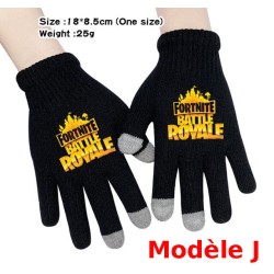 Pair of Fortnite Men's Women's Touch Gloves, Warm gloves for smartphone use