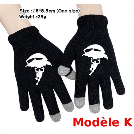 Pair de Gants tactile Fortnite Homme Femme, Gants chauds pour utilisation smartphone