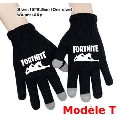 Pair de Gants tactile Fortnite Homme Femme, Gants chauds pour utilisation smartphone