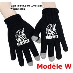 Pair of Fortnite Men's Women's Touch Gloves, Warm gloves for smartphone use