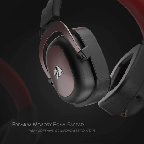 Helmet Redragon H510 Zeus Game Headset with Removable Microphone 7.1 for PC/PS5 Xbox X Game