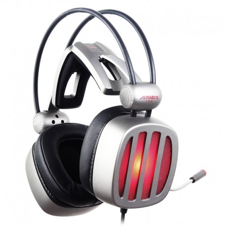 casque XIBERIA S21 casque de jeu avec Microphone 7.1 son Surround stéréo lumière LED